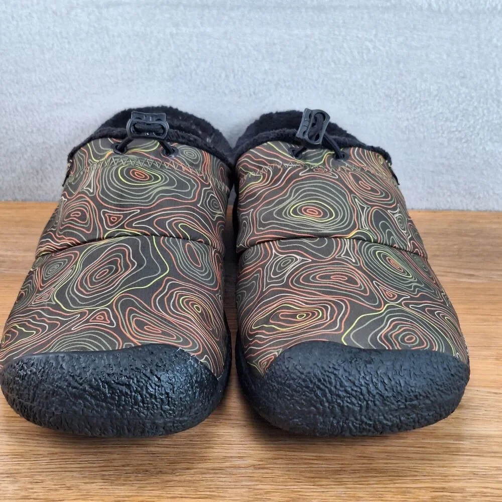Keen Men's 9.5 Howser III Slip On Slide Charcoal Green Topo Clog  Comfort Shoe